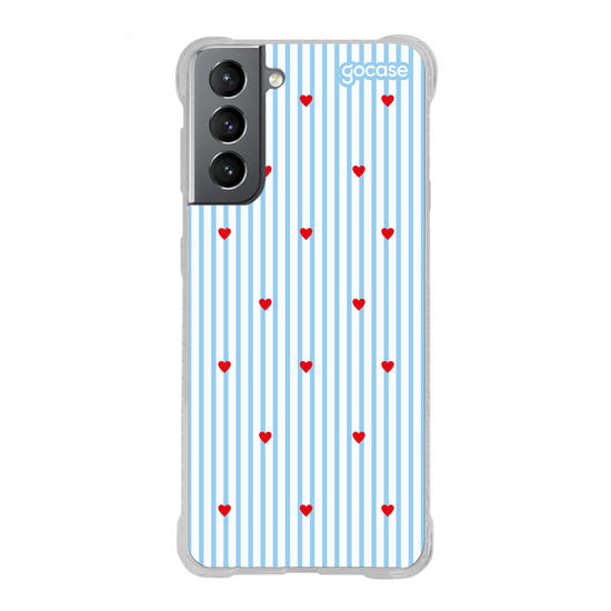 Capinha para celular  Little Red Hearts