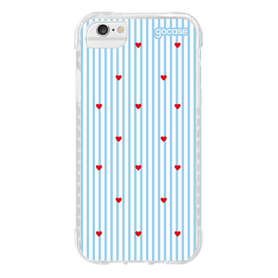 Capinha para celular  Little Red Hearts
