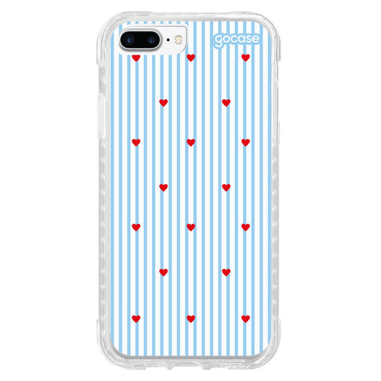 Capinha para celular  Little Red Hearts