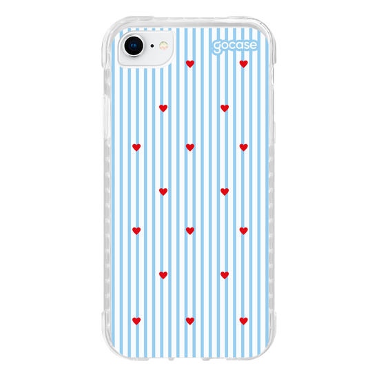 Capinha para celular  Little Red Hearts