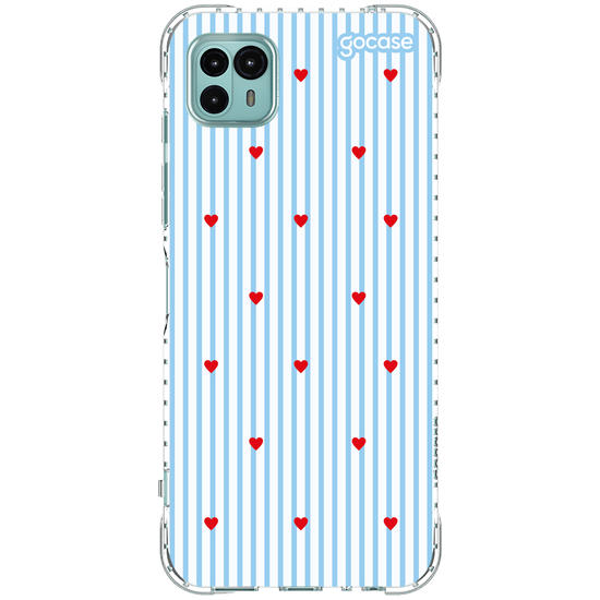 Capinha para celular  Little Red Hearts
