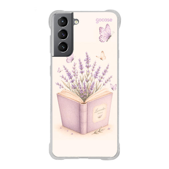 Capinha para celular  Livro Lavanda