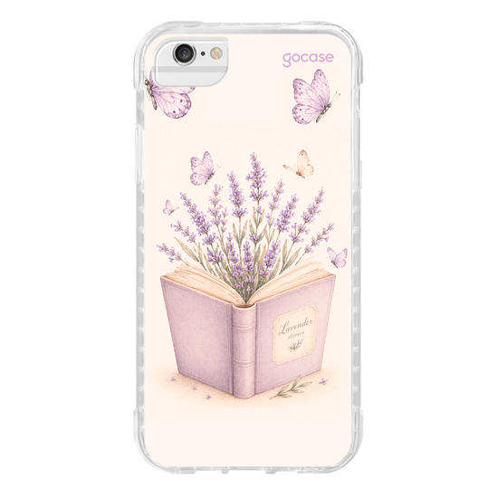 Capinha para celular  Livro Lavanda