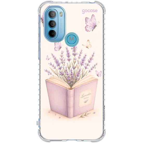 Capinha para celular  Livro Lavanda