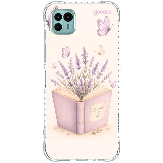 Capinha para celular  Livro Lavanda