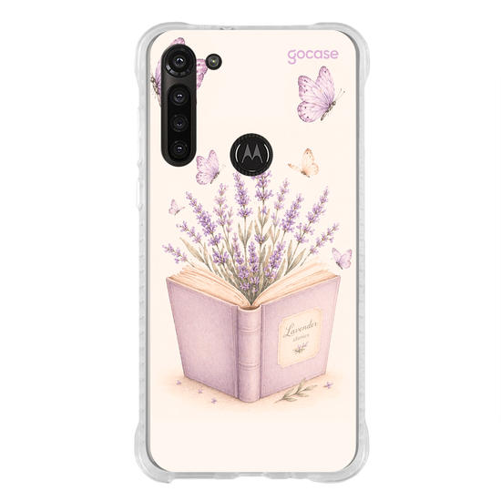Capinha para celular  Livro Lavanda