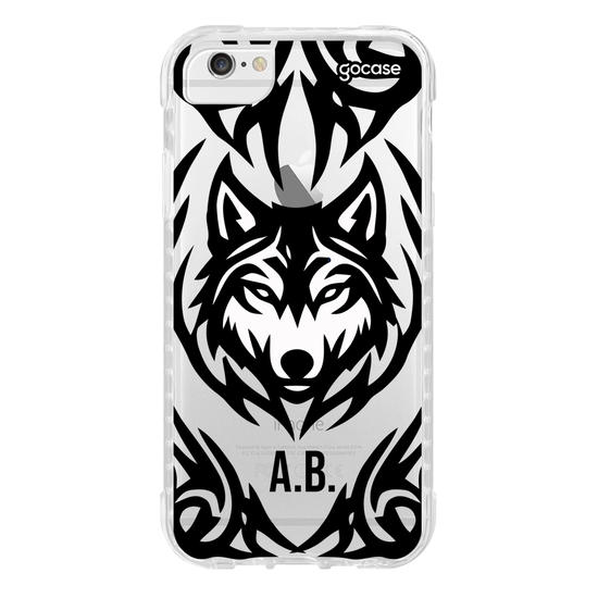 Capinha para celular  Lobo Tribal