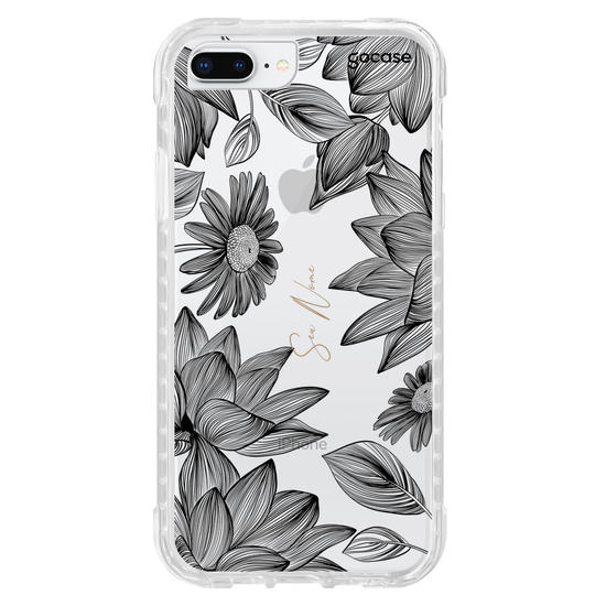 Capinha para celular Lótus e Margaridas