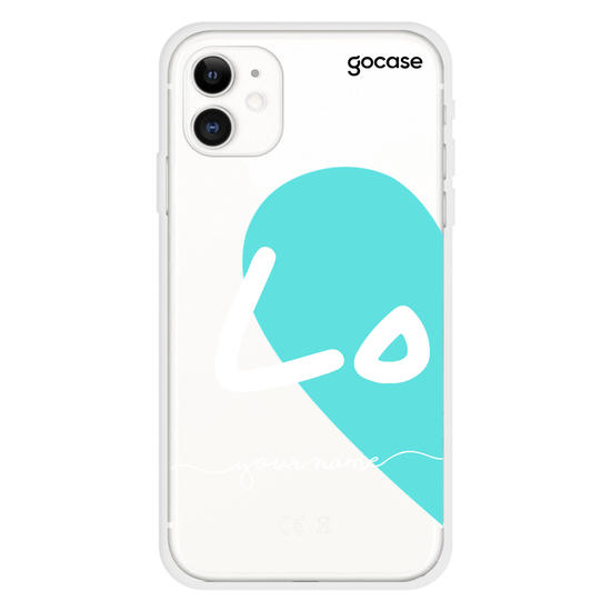 Love - Always together - Blue Phone Case