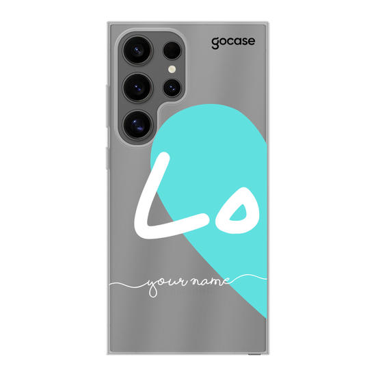 Love - Always Together - Blue (left) Phone Case