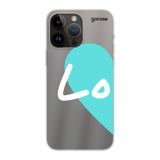 Love - Always Together - Blue (left) Phone Case