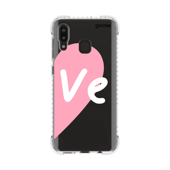 Capinha para celular Love - Always together - Rosa (Direita)