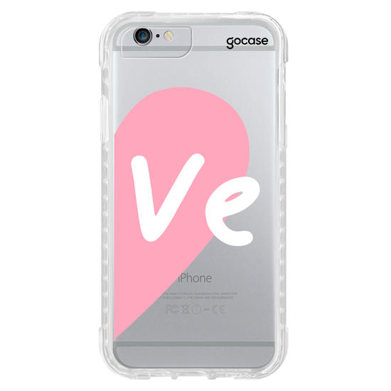 Capinha para celular Love - Always together - Rosa (Direita)