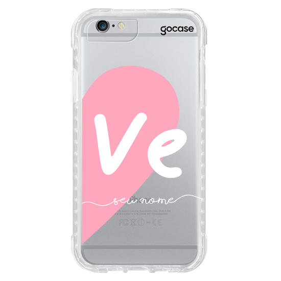 Capinha para celular Love - Always together - Rosa (Direita)
