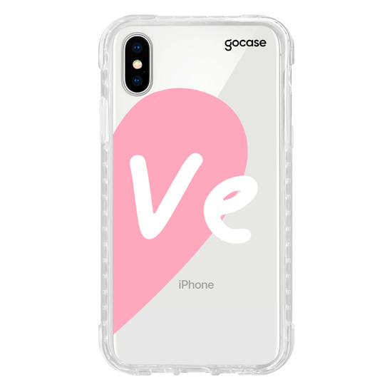 Capinha para celular Love - Always together - Rosa (Direita)