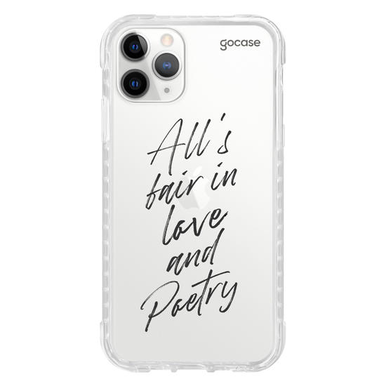 Capinha para celular All's Fair In Love and Poetry