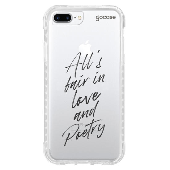 Capinha para celular All's Fair In Love and Poetry