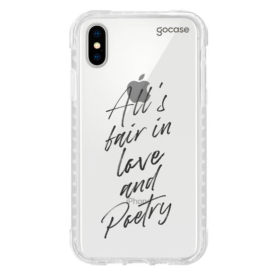 Capinha para celular All's Fair In Love and Poetry