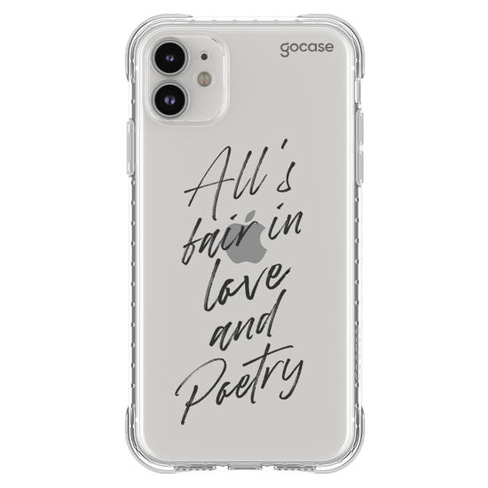 Capinha para celular All's Fair In Love and Poetry