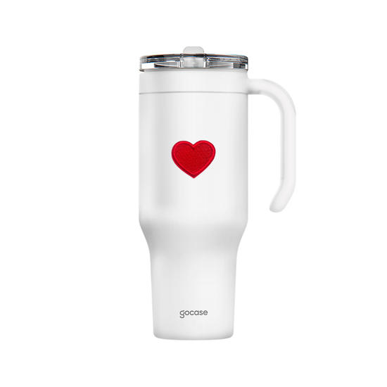 Copo Térmico Life + Ebook - Love Initials