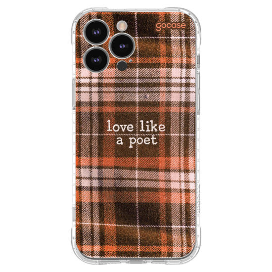 Capinha para celular  Love Like a Poet