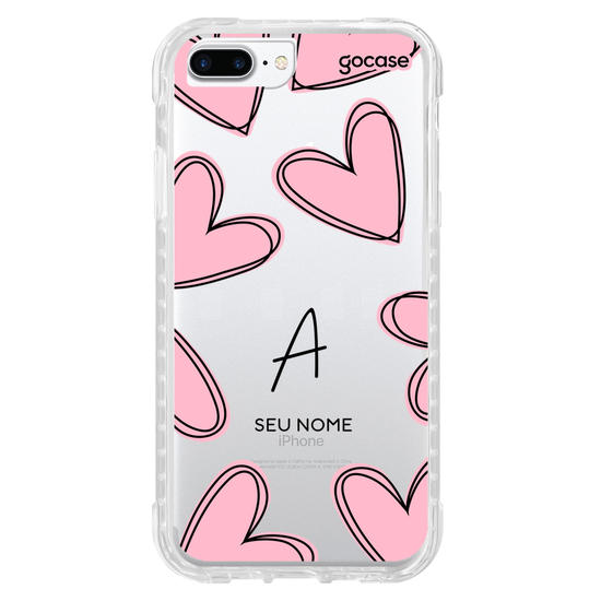 Capinha para celular Lovely Hearts