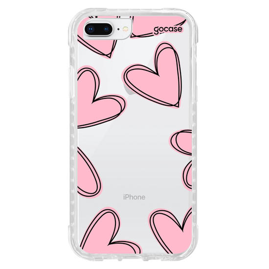Capinha para celular Lovely Hearts