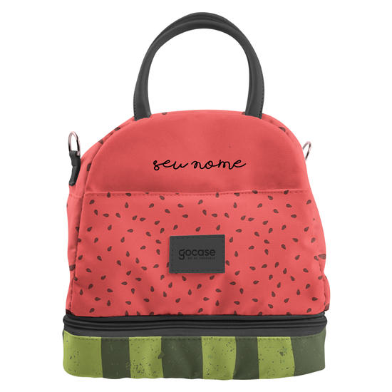 Lancheira Térmica Mix Personalizada - Watermelon Manuscrita