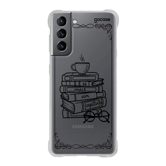 Capinha para celular  Booklover - Mais Um Capítulo Line Art