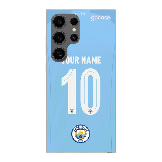  Manchester City - Home Jersey 23/24 Customizable Hülle