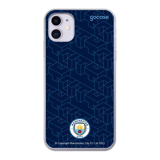 Manchester City - Pattern Dark Blue