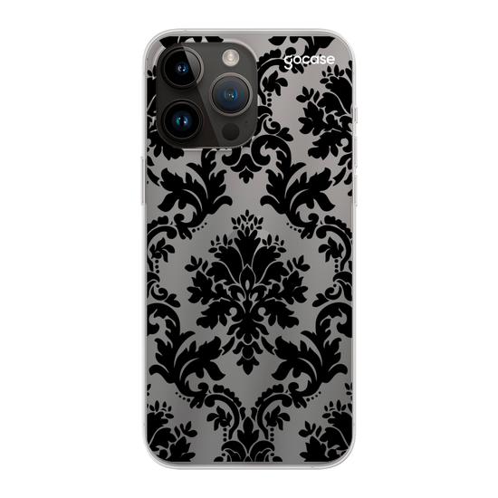 Mandala Black Flower Phone Case