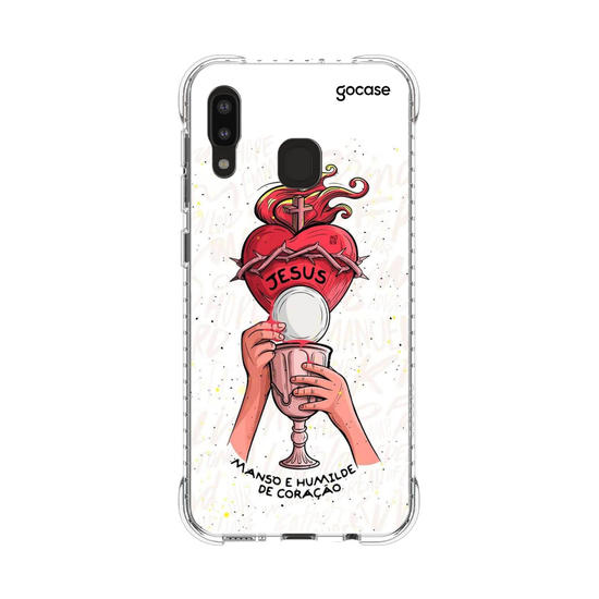 Capinha para celular Manso e Humilde de Coração