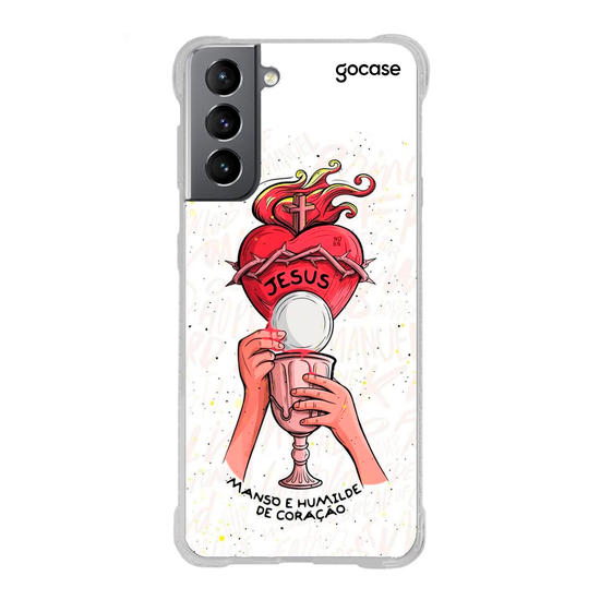 Capinha para celular Manso e Humilde de Coração Capinha para celular Manso e Humilde de Coração