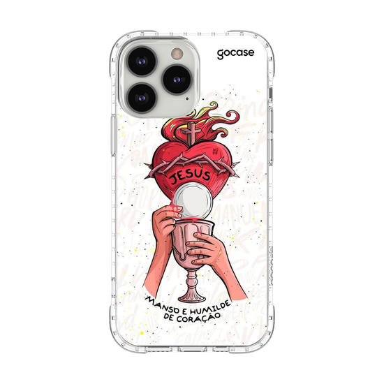 Capinha para celular Manso e Humilde de Coração