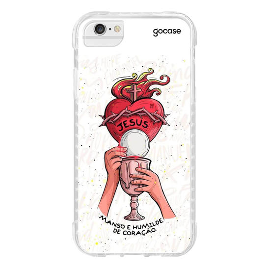 Capinha para celular Manso e Humilde de Coração