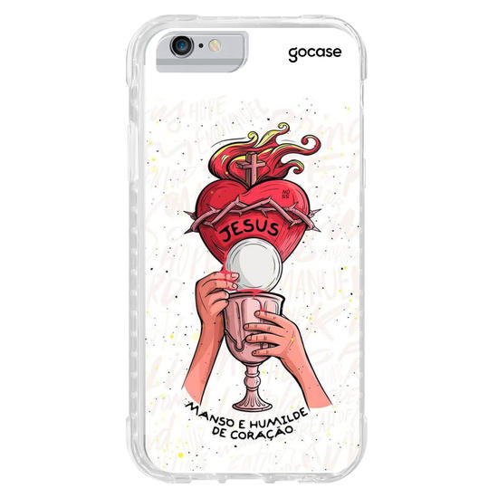 Capinha para celular Manso e Humilde de Coração