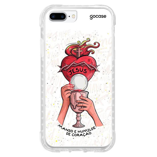 Capinha para celular Manso e Humilde de Coração