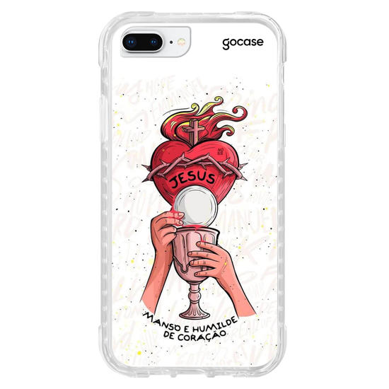 Capinha para celular Manso e Humilde de Coração