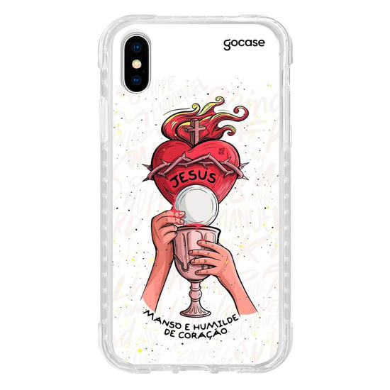 Capinha para celular Manso e Humilde de Coração