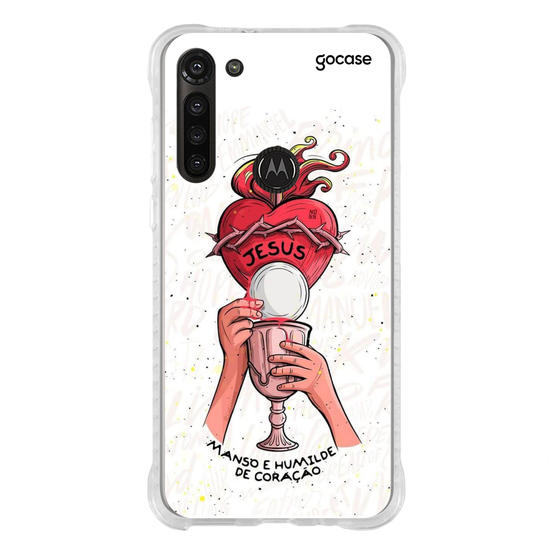Capinha para celular Manso e Humilde de Coração
