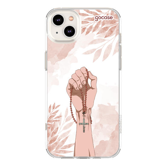Capinha para celular  Mão com Rosário