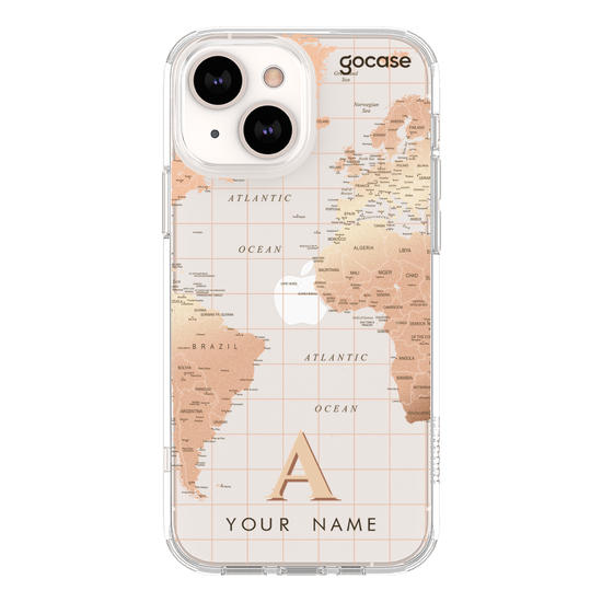 Fancy Clean Map Phone Case