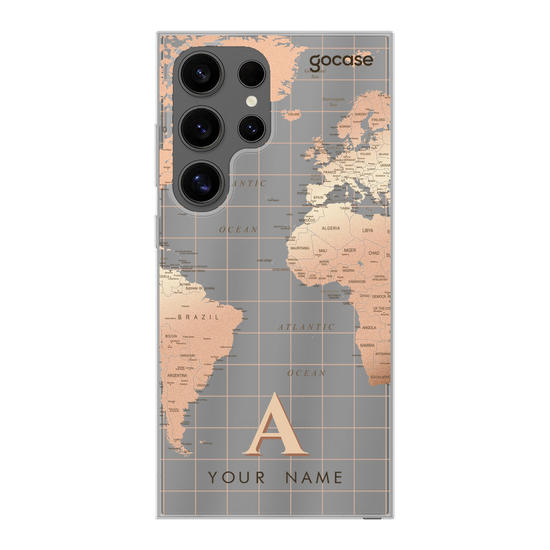 Fancy Clean Map Phone Case