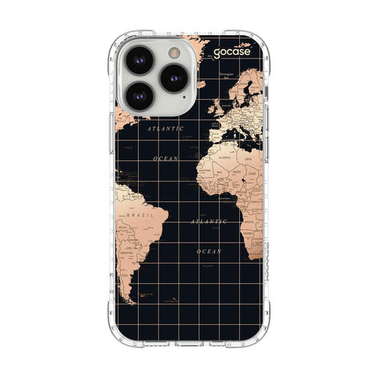 Capinha para celular Mapa Fancy