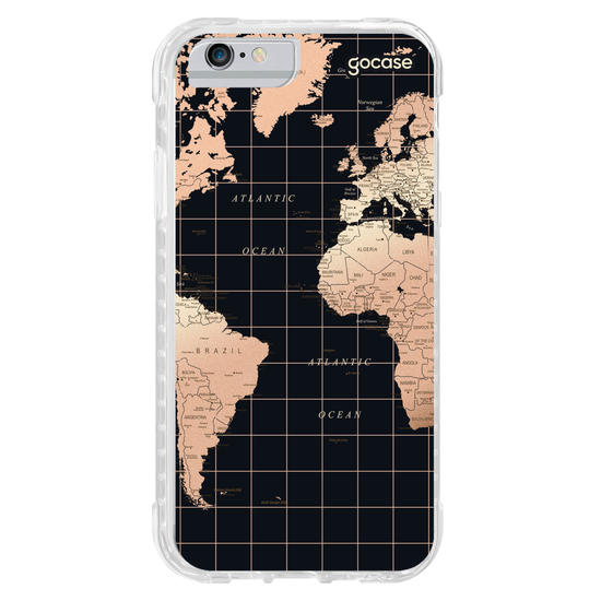 Capinha para celular Mapa Fancy