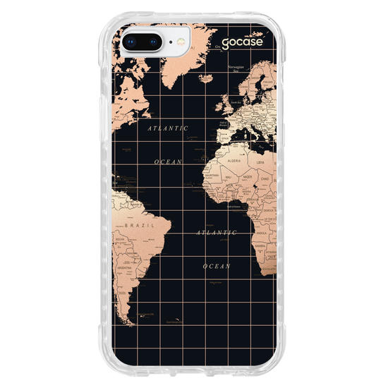 Capinha para celular Mapa Fancy