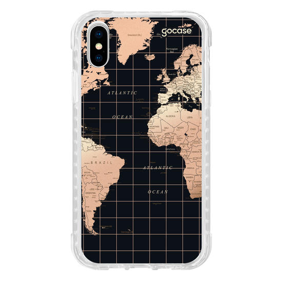 Capinha para celular Mapa Fancy