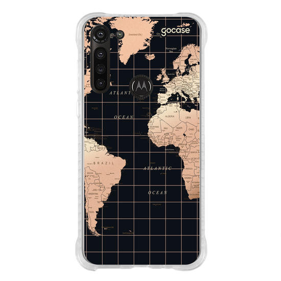Capinha para celular Mapa Fancy