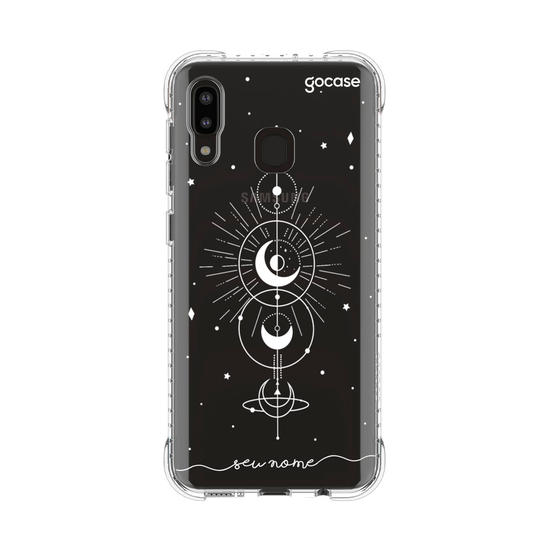 Capinha para celular Mapa Lunar White